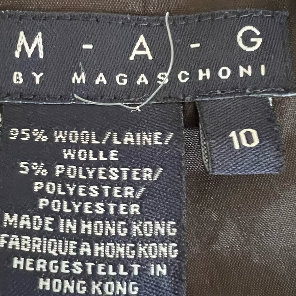 MAG by Magaschoni Brown Womens
Wool Mao Collar Blazer/Jacket Size 10 - Picture 9 of 9